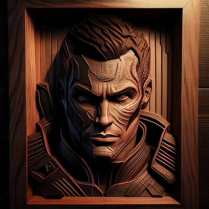 3D модель Шепард из Mass Effect (STL)